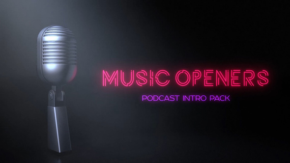 Music Podcast Opener - VideoHive 24268141
