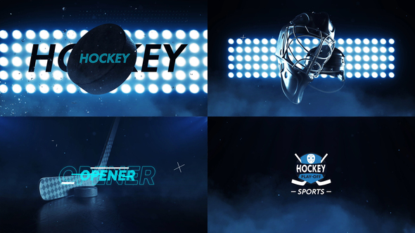 Hockey Logo Opener - VideoHive 24274428
