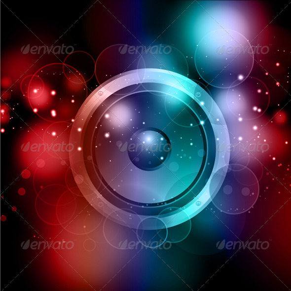 Abstract speaker background - Backgrounds Decorative