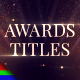 Awards Titles - VideoHive Item for Sale