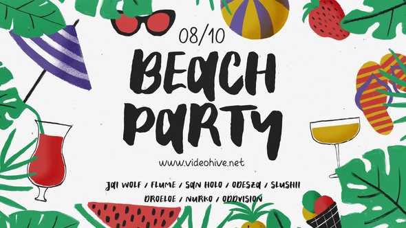 Beach Party - VideoHive 24281769