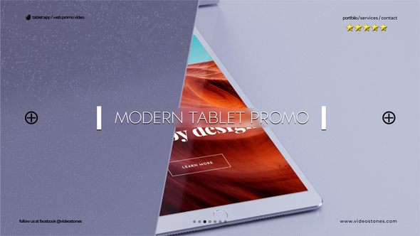 Modern Tablet Promo