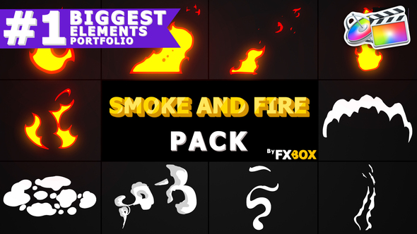 Smoke And Fire Elements Pack | FCPX