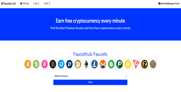 Cryptocurrency Faucet List