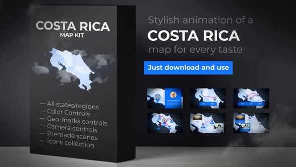 Costa Rica Animated - VideoHive 24294823