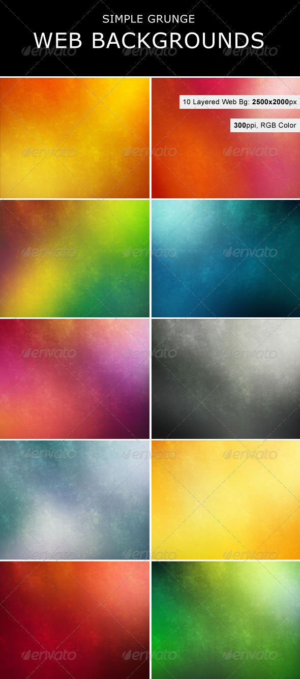 Simple Grunge Backgrounds - Backgrounds Graphics