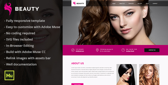 Responsive Hair and - ThemeForest 15819017