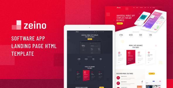 Zeino - Software - ThemeForest 24273733