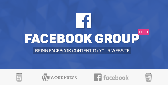 Facebook Group Feed WordPress Plugin