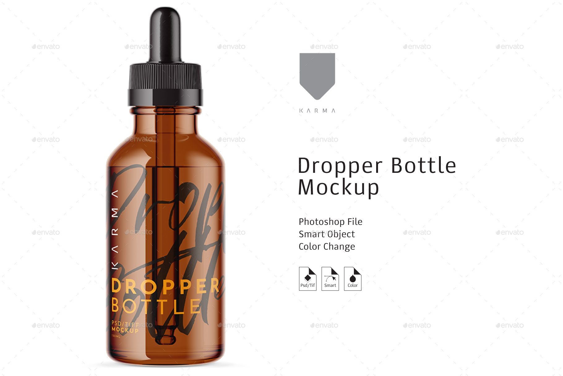 Download Dropper Bottle Mockup By Karmastore Graphicriver