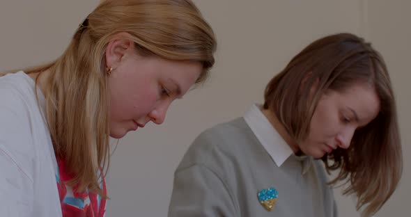 Woman Use Stylus Pen Tablet Latest Technology in Education alt