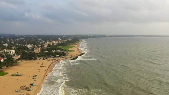 Tropical Beach in Negombo Sri Lanka alt