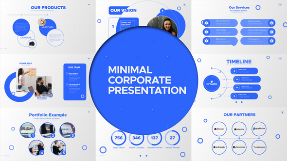 Minimal Corporate Presentation - VideoHive 24308612