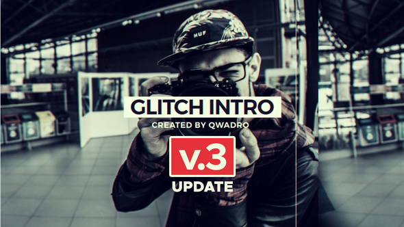 Modern Glitch Intro - VideoHive 19336232