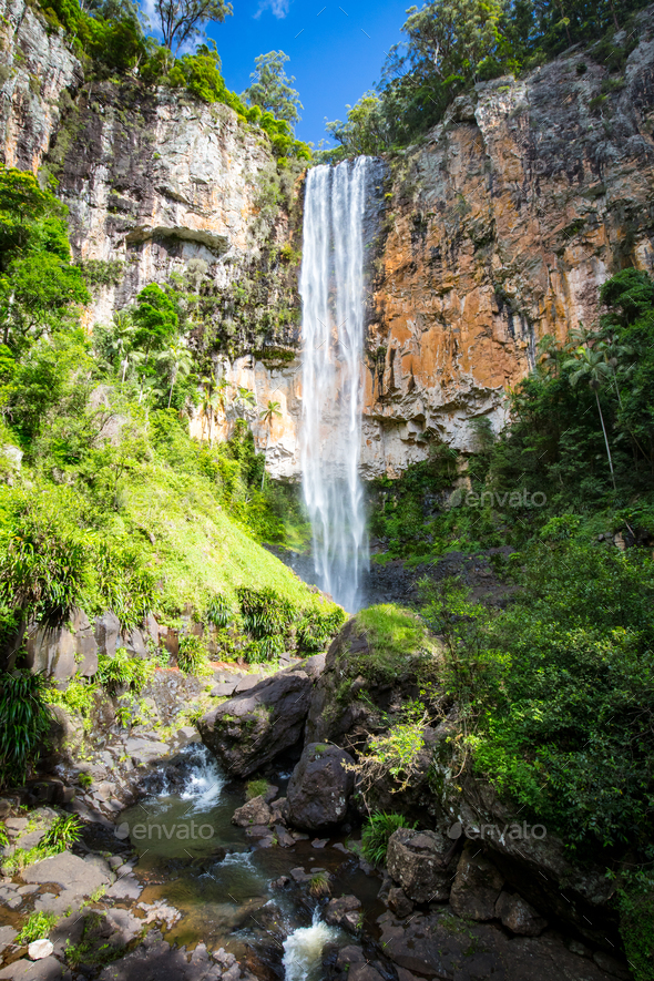 Purling Brook Falls - Stock Photo - Images