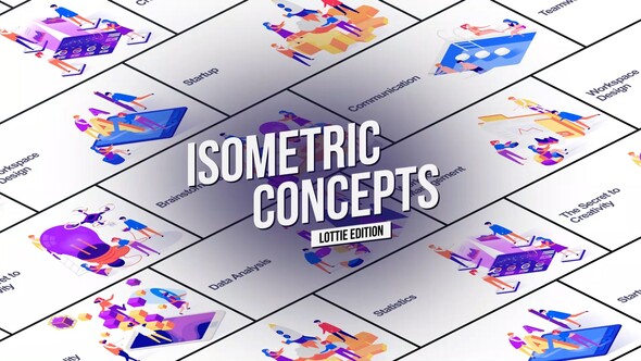 Isometric Concept - VideoHive 24313572