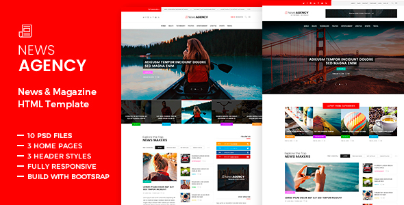 News Agency - ThemeForest 16250376