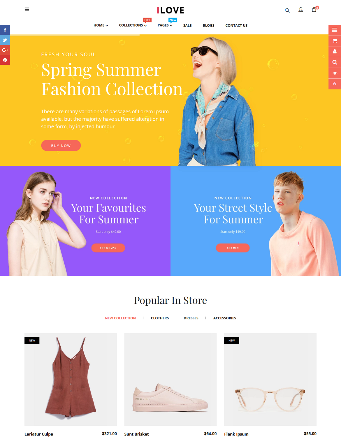 iLove - Highly Creative Responsive Shopify Theme (Sections Drag & Drop ...
