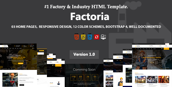 Factoria - FactoryIndustry - ThemeForest 24065926
