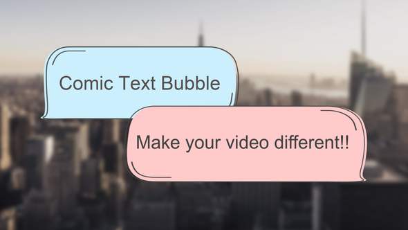 Comic Text Bubble