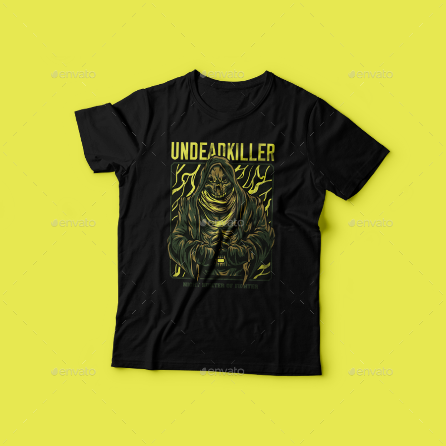 Undead Killer T-Shirt Design, T-Shirts | GraphicRiver