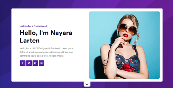 Extraordinary Nayra - Responsive Resume / Personal Portfolio