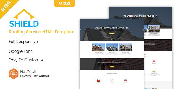 Marvelous Shield - Roofing Service HTML Template