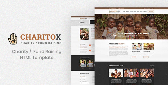 Beautiful Charitox : Charity and Fund Raising HTML Template