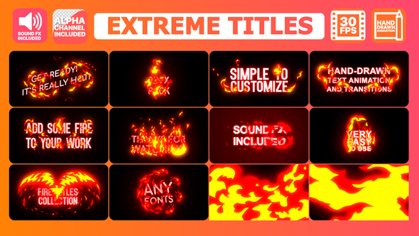 Extreme Titles - VideoHive 24329148