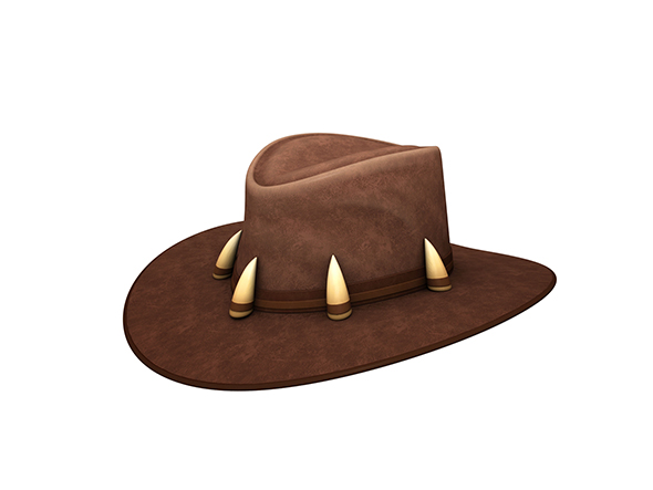 Leather Hat - 3Docean 24332461