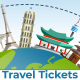 Online Tickets and Travel Services Logo - VideoHive Item for Sale