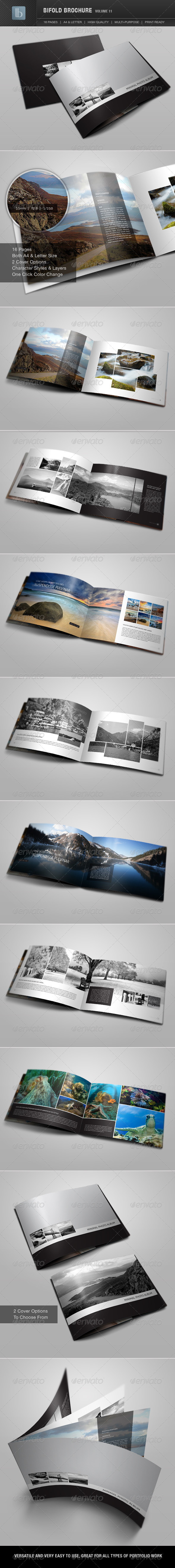 Bifold Brochure | Volume 11 - Photo Albums Print Templates