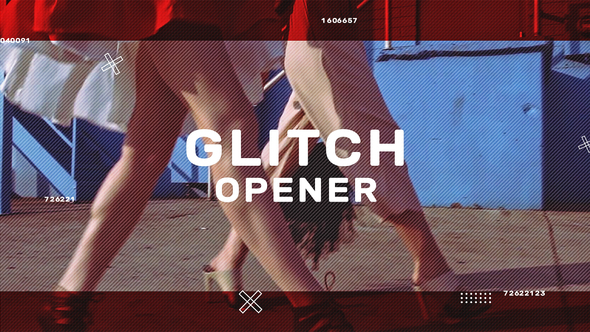 Glitch Opener - VideoHive 23231840