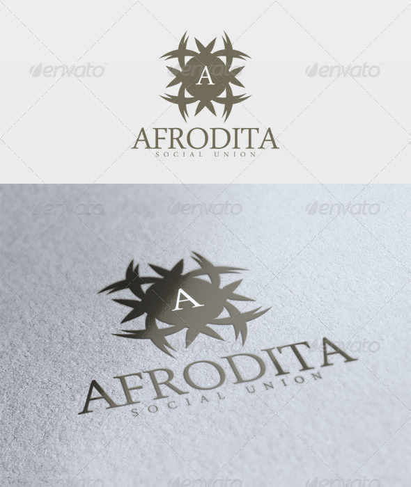 Afrodita Logo - Letters Logo Templates