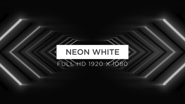 Neon White VJ Loops Background alt