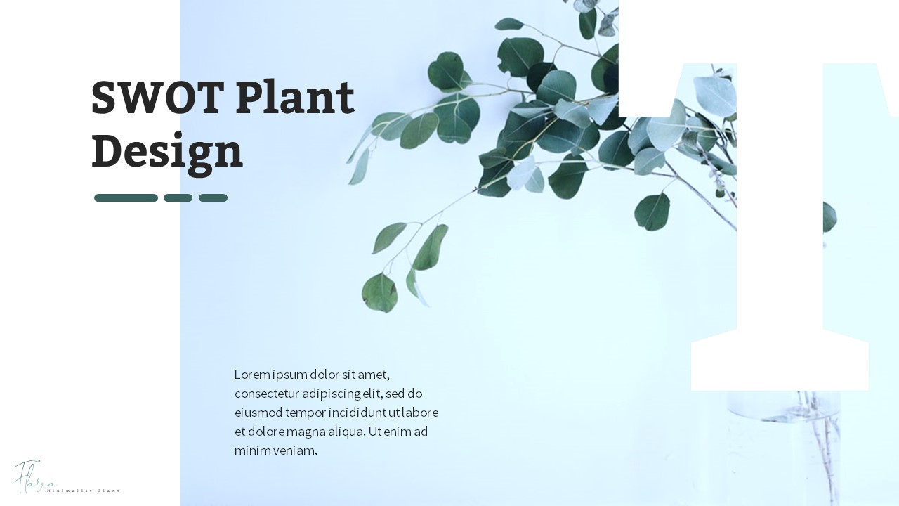 Flava Minimalist Plant Presentation Template, Presentation Templates