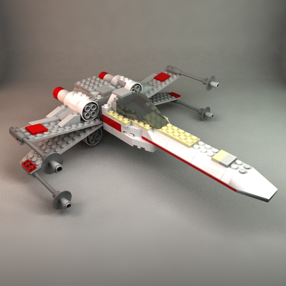 Lego X-Wing - 3Docean 86430