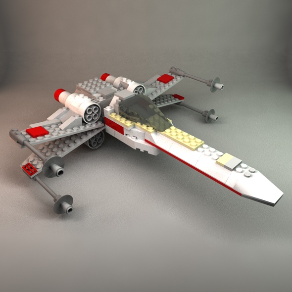 x wing lego 2000