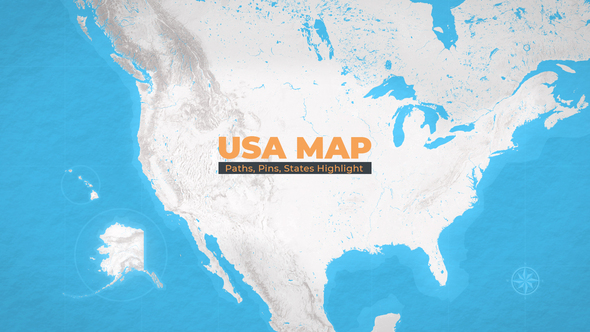 USA Map - VideoHive 24320107