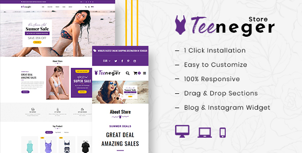 Teeneger - Shopify - ThemeForest 24264667