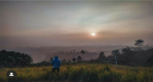 Senja di pagi hari yg indah