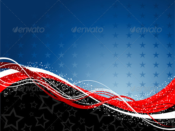 Patriotic background - Seasons/Holidays Conceptual