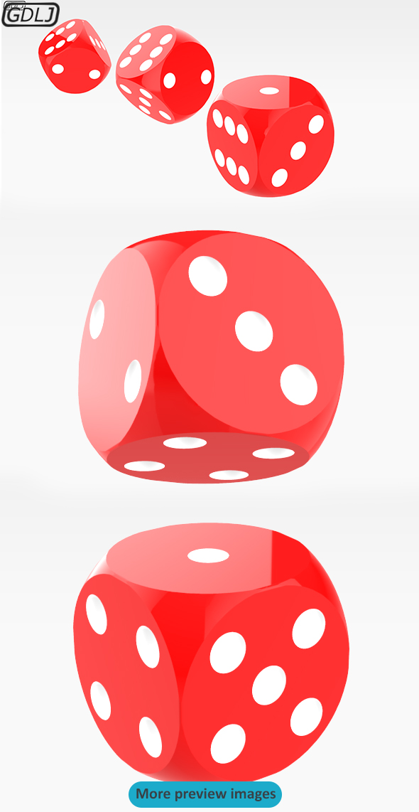 Red Dices - 3Docean 24349083
