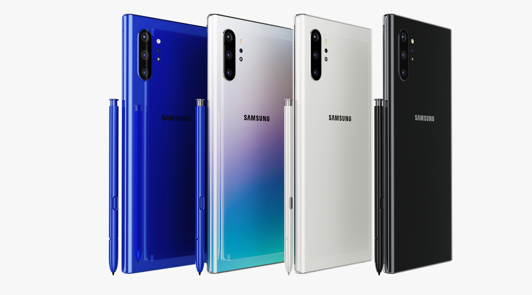 Samsung Galaxy Note 10 and Note 10 Plus All colors by madMIX_X | 3DOcean