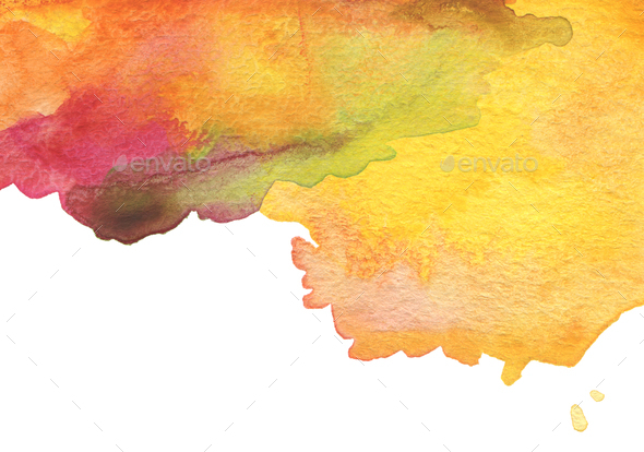 Abstract acrylic and watercolor brush strokes painted background. Texture  paper. Stock Photo by LiliiaRudchenko