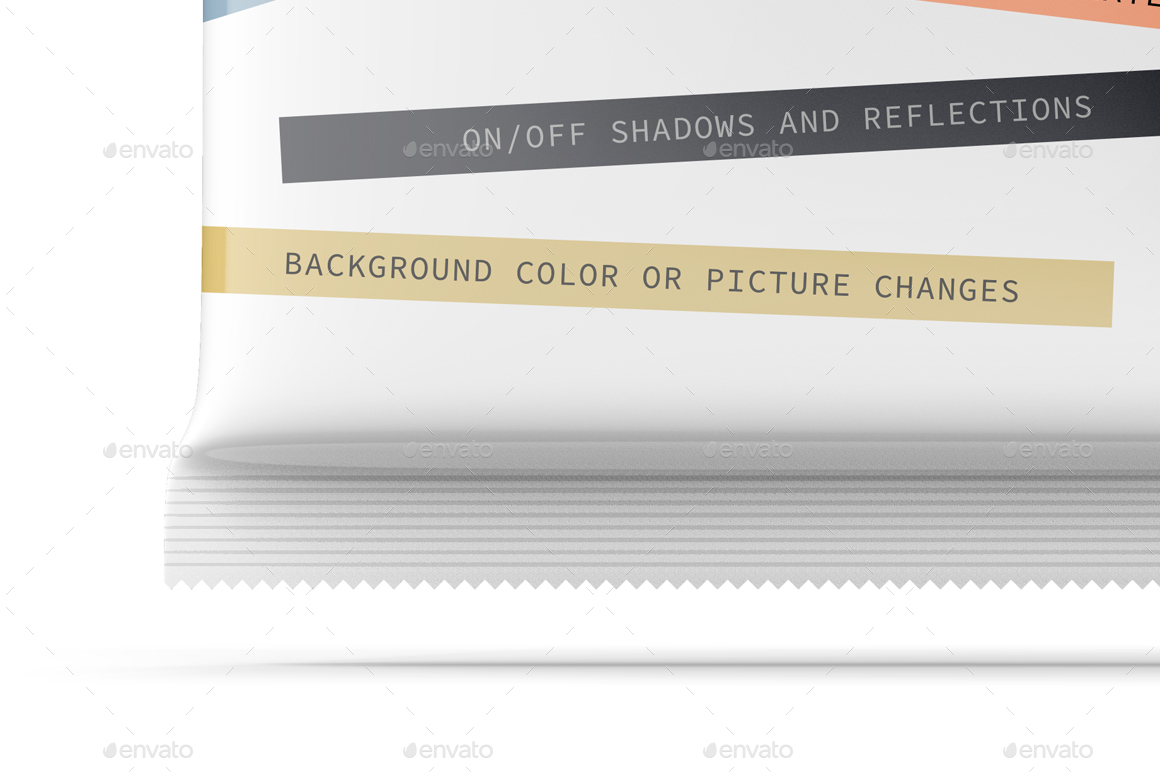 White Plastic Snack Package Front & Back View, Graphics | GraphicRiver