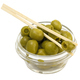 Green Olives In A Bowl On A White Background - PhotoDune Item for Sale
