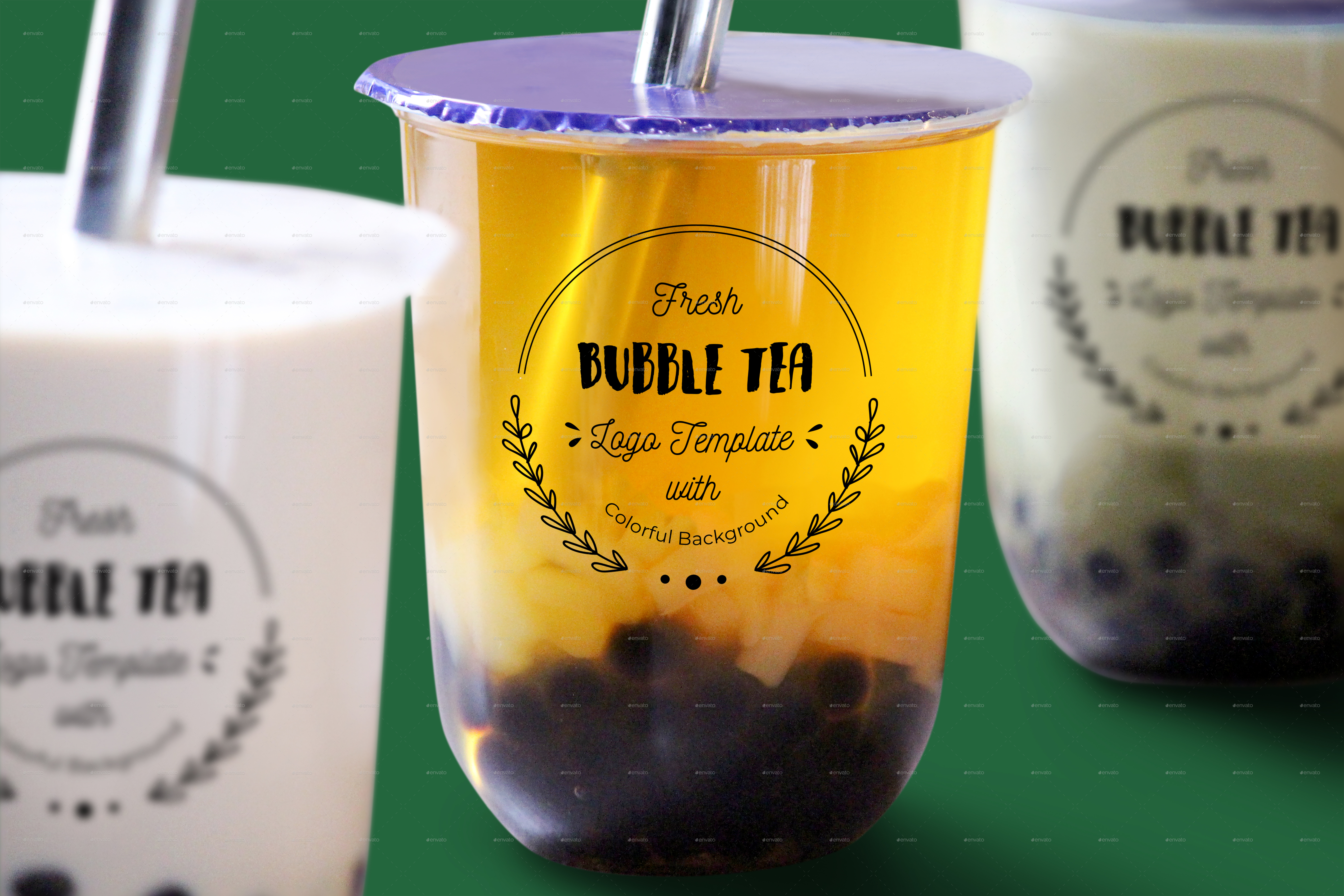 Download Bubble Tea PSD Mock-up by Miuaho | GraphicRiver