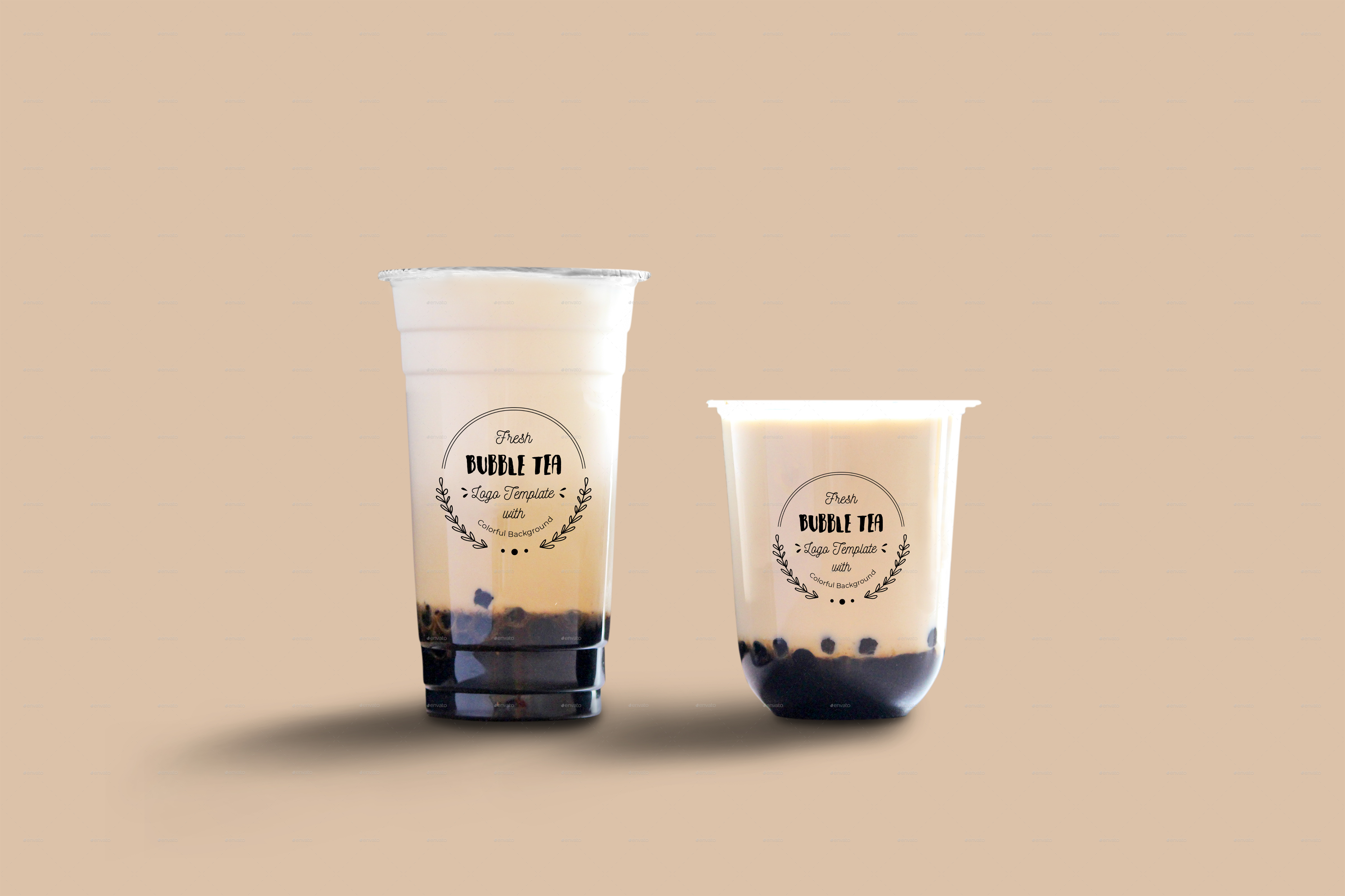 Download Get Inspired For Bubble Tea Mockup Free Allfreemockup