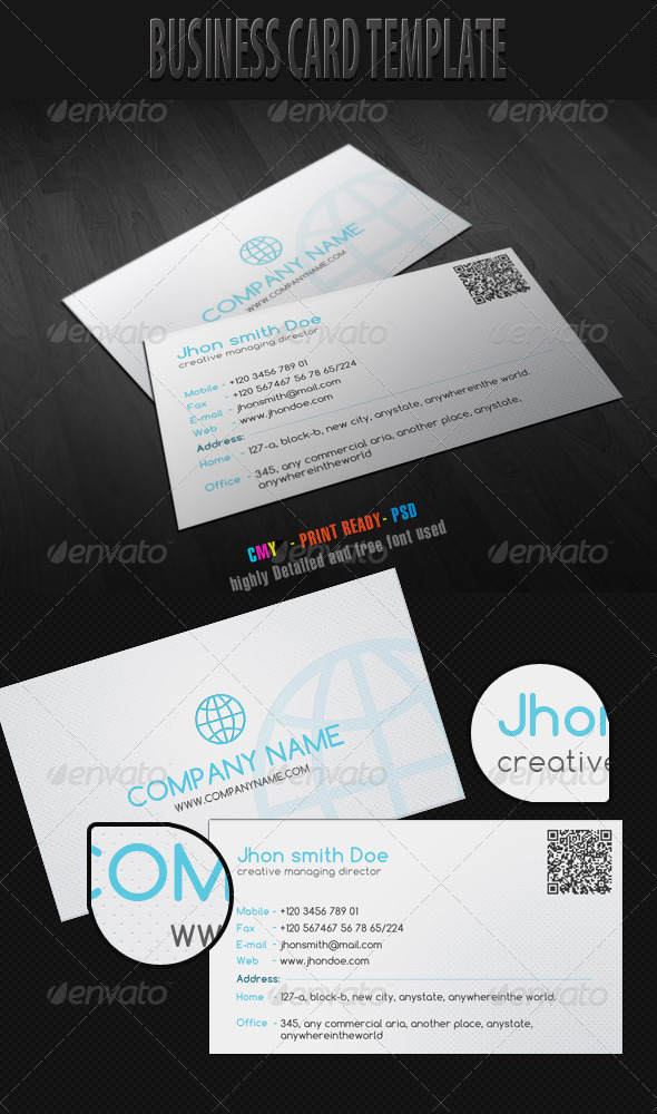 Business Card Template 1 - Creative Business Cards